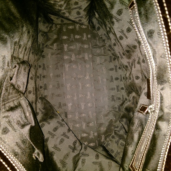 Extra Large Gucci Leather Tote Authentic Brown - Picture 5 of 8